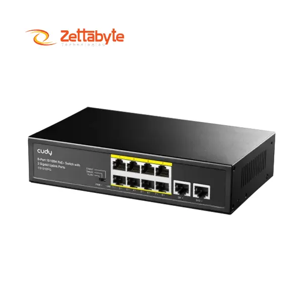 Cudy FS1010PG 8-Port PoE+ 2 Uplink Ports Network Switch