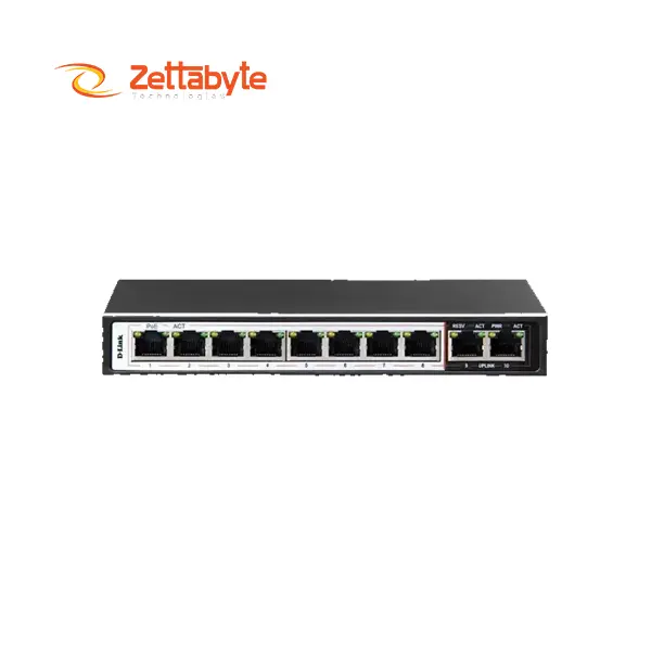 D-Link DES-F1010P-E 10-Port Ethernet Unmanaged PoE Switch