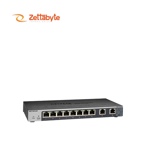NETGEAR GS110EMX 8-Port Gigabit 2-Port Multi-Gig Ethernet Plus Switch
