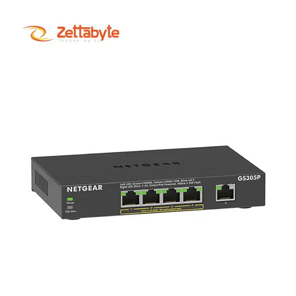 Netgear GS305P 5-Port Gigabit Switch