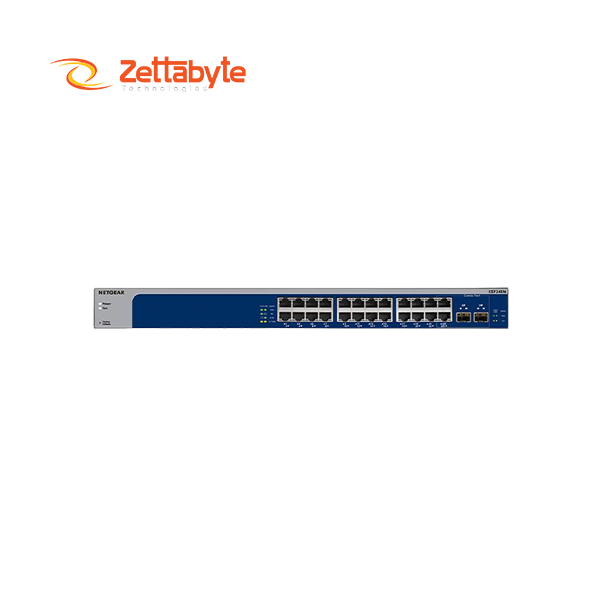 NETGEAR XS724EM 24-Port 10G/Multi-Gigabit Plus Managed Rackmount Switch