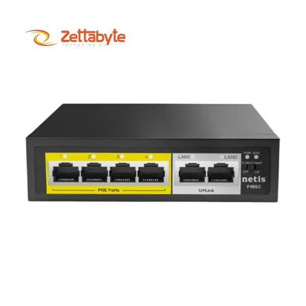 Netis P106C 6-Port Unmanaged POE Switch