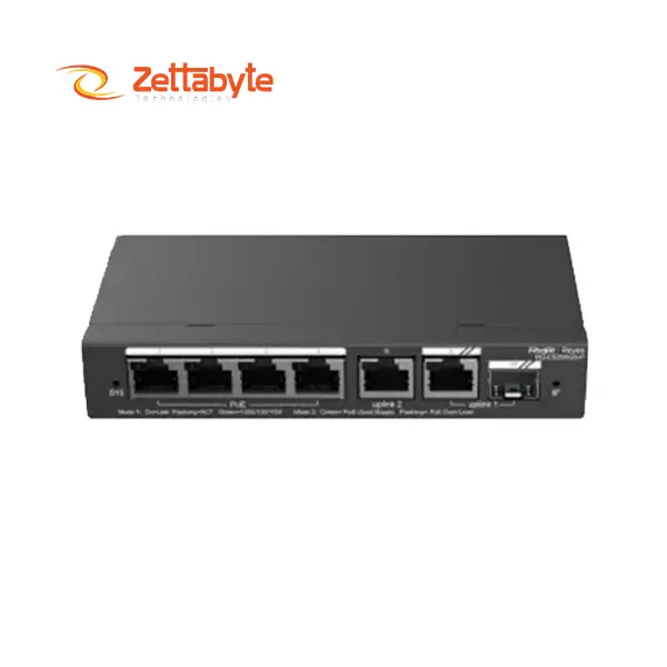 Ruijie RG-ES206GS-P 6-Port Gigabit Smart Managed PoE Switch