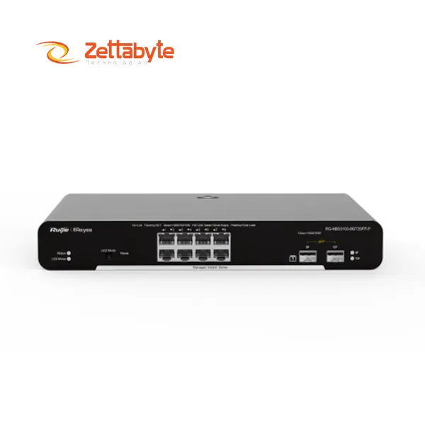 Ruijie RG-NBS3100-8GT2SFP-P 8-Port Gigabit L2 Managed POE Switch