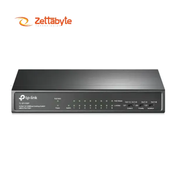 TP-Link TL-SF1009P 9-Port 10/100Mbps Desktop Switch
