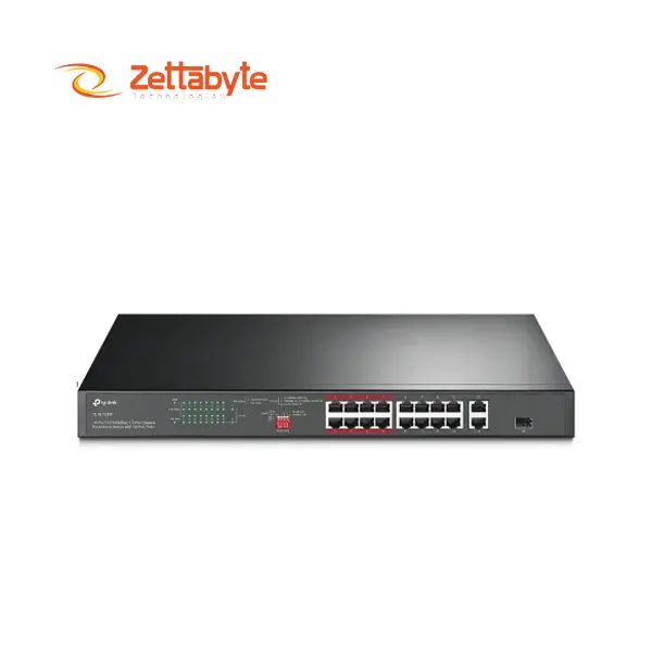 TP-Link TL-SL1218P 16-Port PoE+ Rackmount Switch