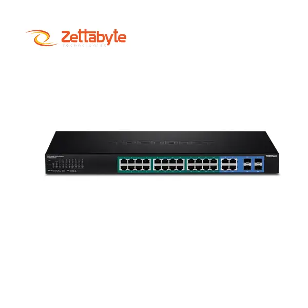 TRENDnet TPE-5028WS 28-Port Gigabit Web Smart PoE+ Networking Switch
