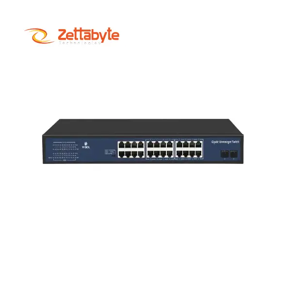Vsol V1124-2S 24-Port Unmanaged Gigabit Network Switch