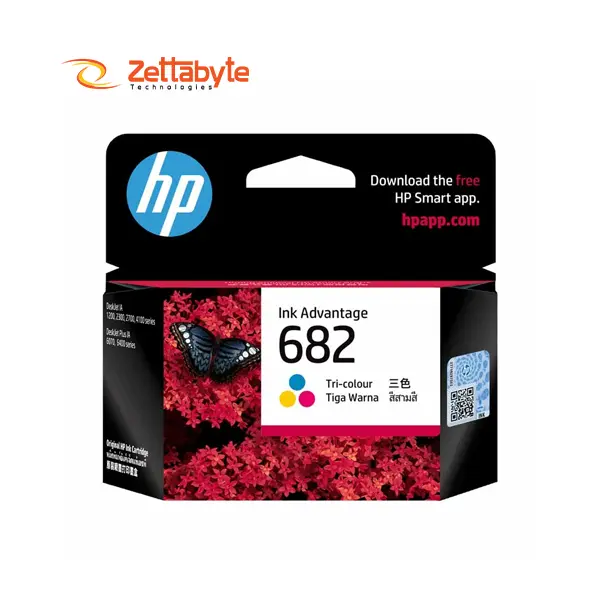 HP 682 Tri-Color Original Ink Cartridge