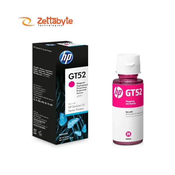 HP GT52 Magenta Original Ink Bottle