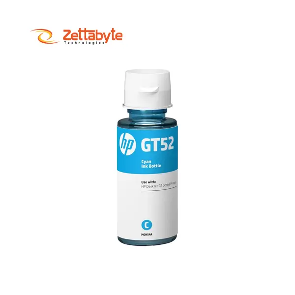 HP GT52 Cyan Original Ink Bottle