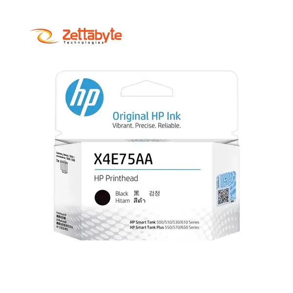 HP X4E75AA Black Printhead for Smart Tank
