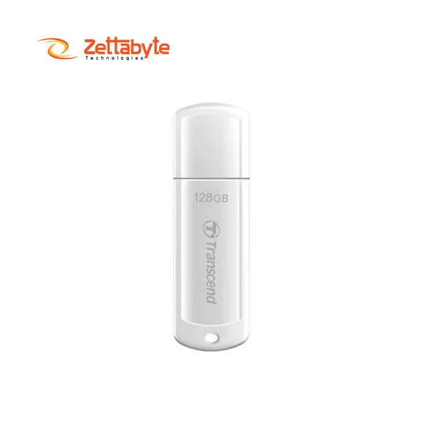 Transcend JetFlash 730 128GB USB 3.1 White Pen Drive