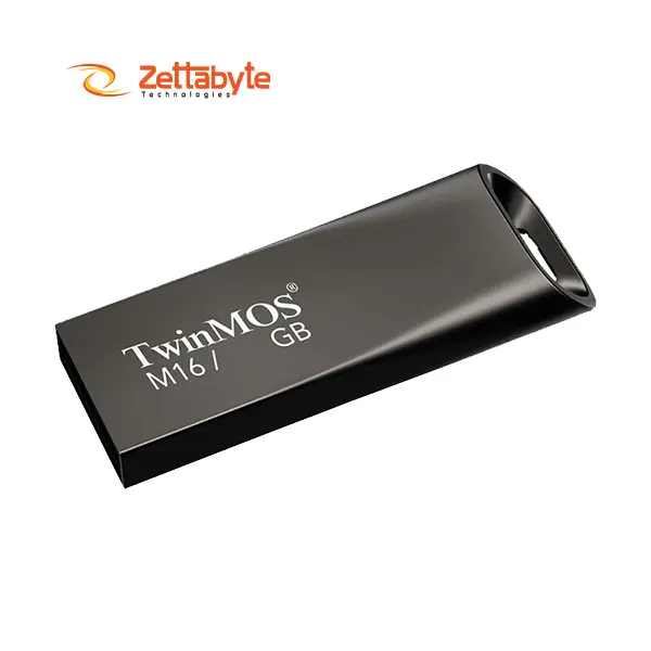 Twinmos M16 64GB USB 3.2 Black Pen Drive