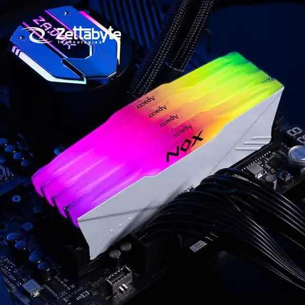 Apacer NOX 8GB DDR4 3200MHz RGB White Desktop Ram
