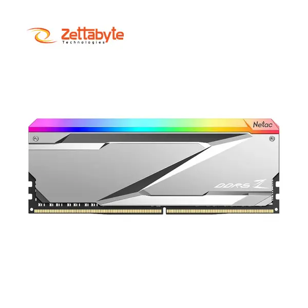 Netac Z RGB 16GB DDR5 6200MHz Silver Heatsink Desktop RAM