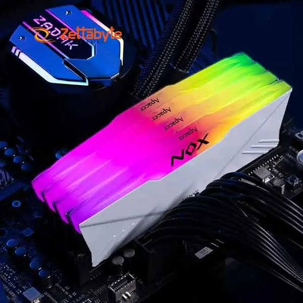 Apacer NOX 16GB DDR4 3200MHz RGB AURA2 White Desktop Ram