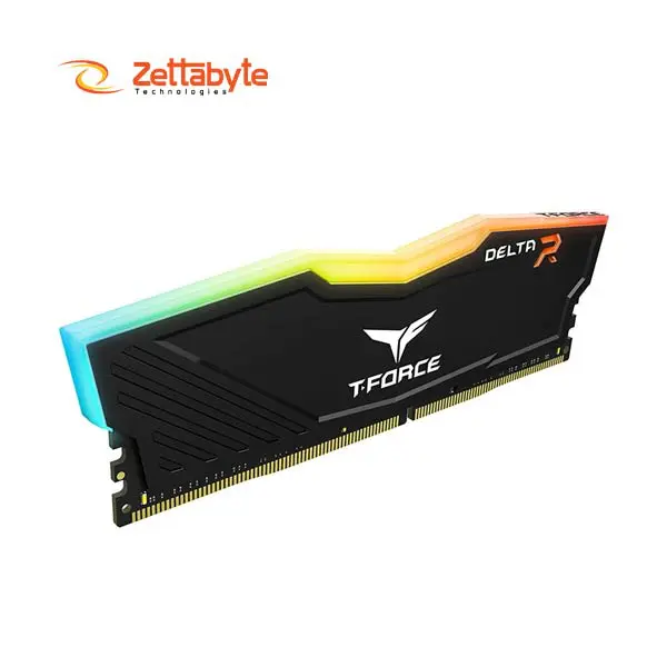 Team T-Force Delta RGB 16GB Black Heatsink Stylish Gaming Desktop RAM