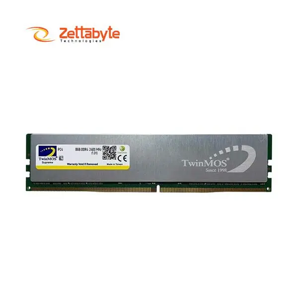 Twinmos 8GB 2400MHz Smooth Silver Heatsink Desktop RAM