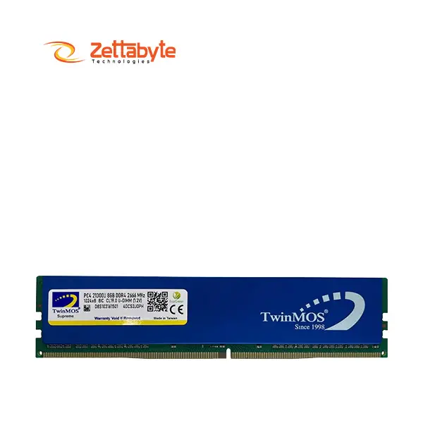 Twinmos 8GB DDR4 2666MHz Blue High-Performance Desktop RAM