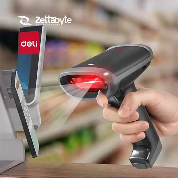 Deli ES226 1D and 2D CMOS Efficient Barcode Scanner