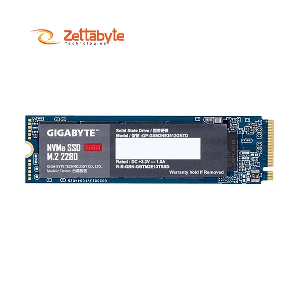 Gigabyte 512GB M.2 PCIe NVMe Gen3 Compact SSD