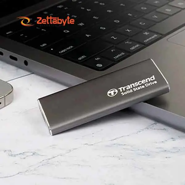 Transcend ESD265C 1TB USB 3.1 Gen 2 Type-C Iron Gray Portable External SSD