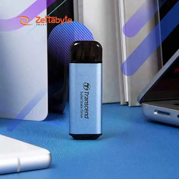 Transcend ESD300C 1TB USB Type-C OTG Sky Blue Portable External SSD