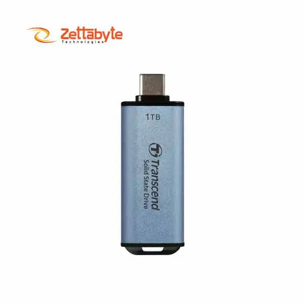 Transcend ESD300C 1TB USB Type-C OTG Sky Blue Portable External SSD