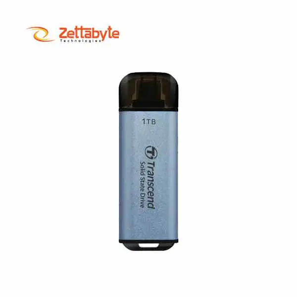 Transcend ESD300C 1TB USB Type-C OTG Sky Blue Portable External SSD