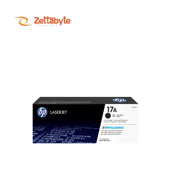 HP 17A Black Original LaserJet Toner printer