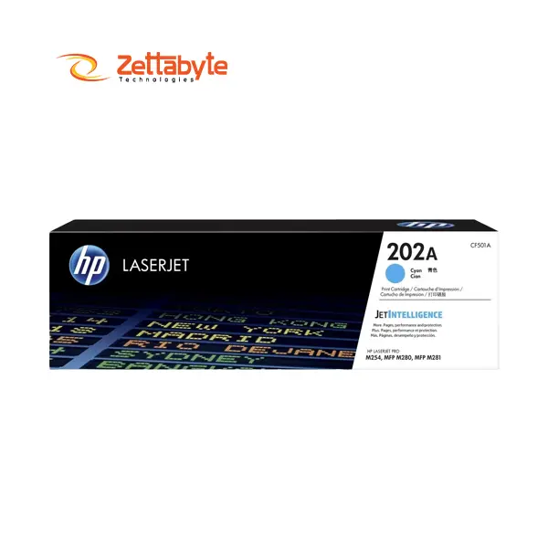HP 202A Cyan Vibrant High-Yield CF501A LaserJet Toner