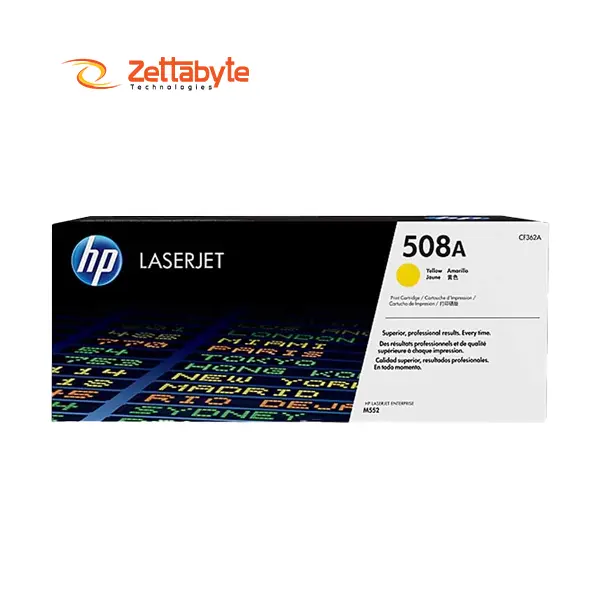 HP 508A Yellow LaserJet Toner Cartridge (CF362A)